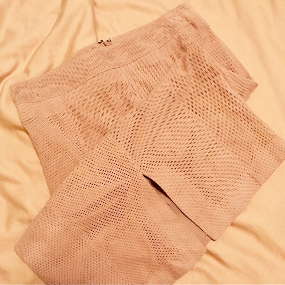 Ann Taylor Suede Skirt